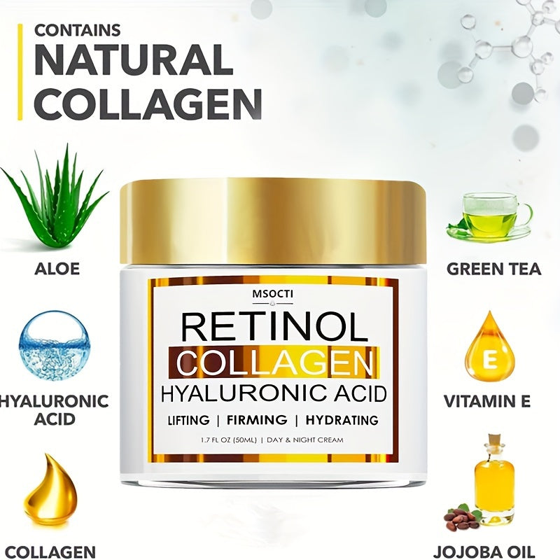 1.7 FL.OZ (50ML) RETINOL COLLAGEN FIRMING CREAM - Hydrate, Firm, and Lift Your Skin with Nature's Best Ingredients