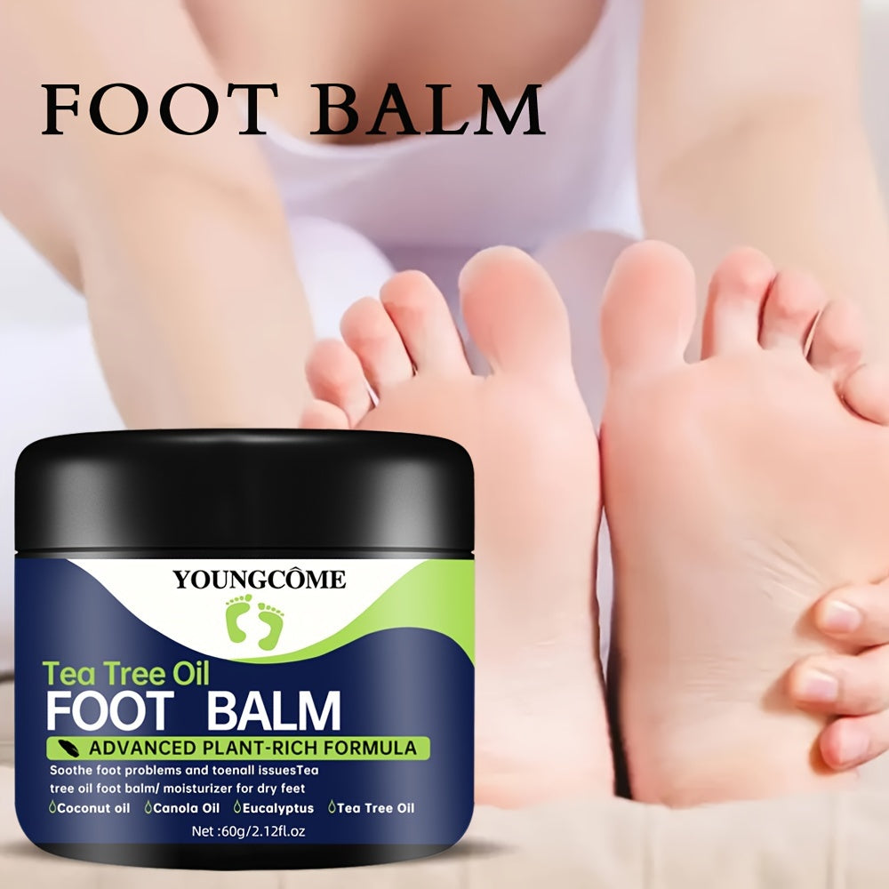 TEA TREE OIL FOOT BALM  Natural Hydrating & Nourishing Foot Care