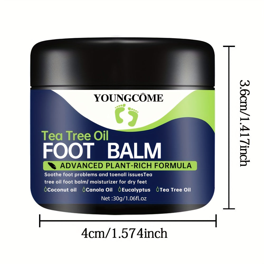 TEA TREE OIL FOOT BALM  Natural Hydrating & Nourishing Foot Care