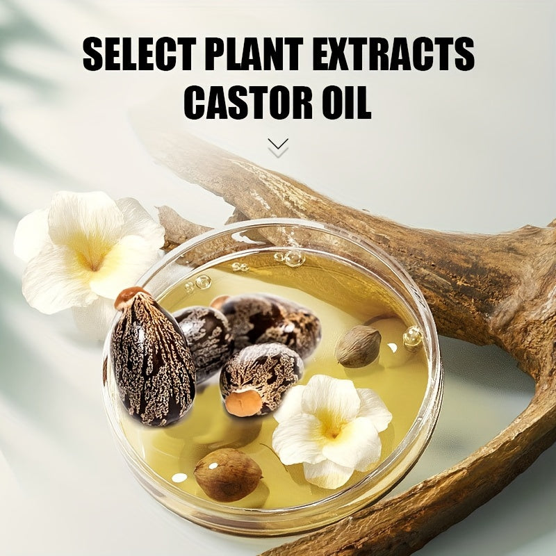 UNREFINED CASTOR OIL Cold Pressed for Hair, Eyelashes, Eyebrows, Skin & Nails Care, Hypoallergenic for All Skin Types