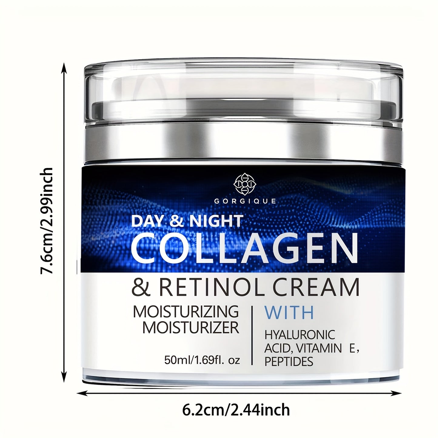 COLLAGEN CREAM For Face With Retinol And Hyaluronic Acid, Day And Night & Skincare Facial Moisturizer