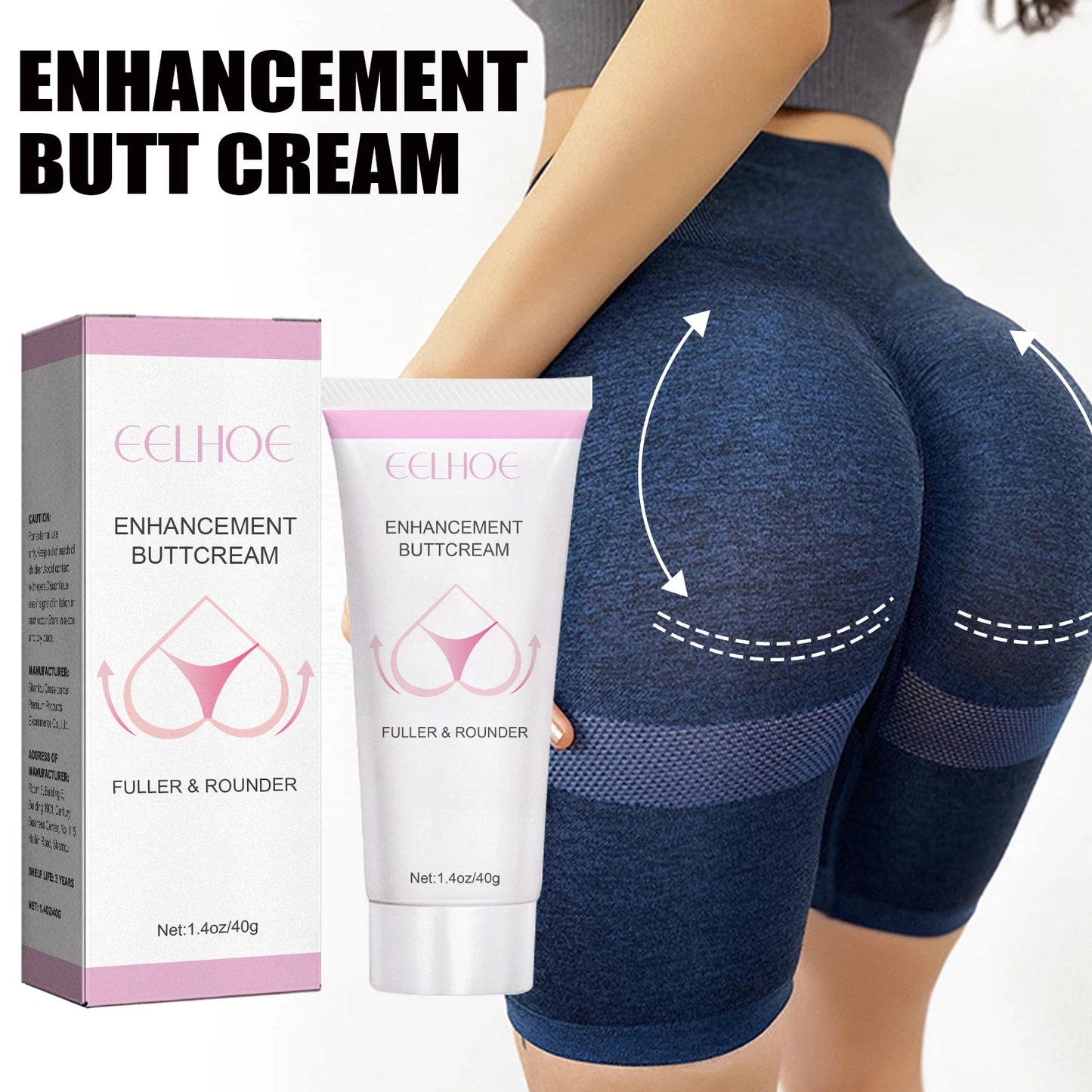 EELHOE BUTT VOLUMIZING CREAM LiftING, Firming And Volumizing Fake Crotch Width Lift Peach Butt Lift Cream