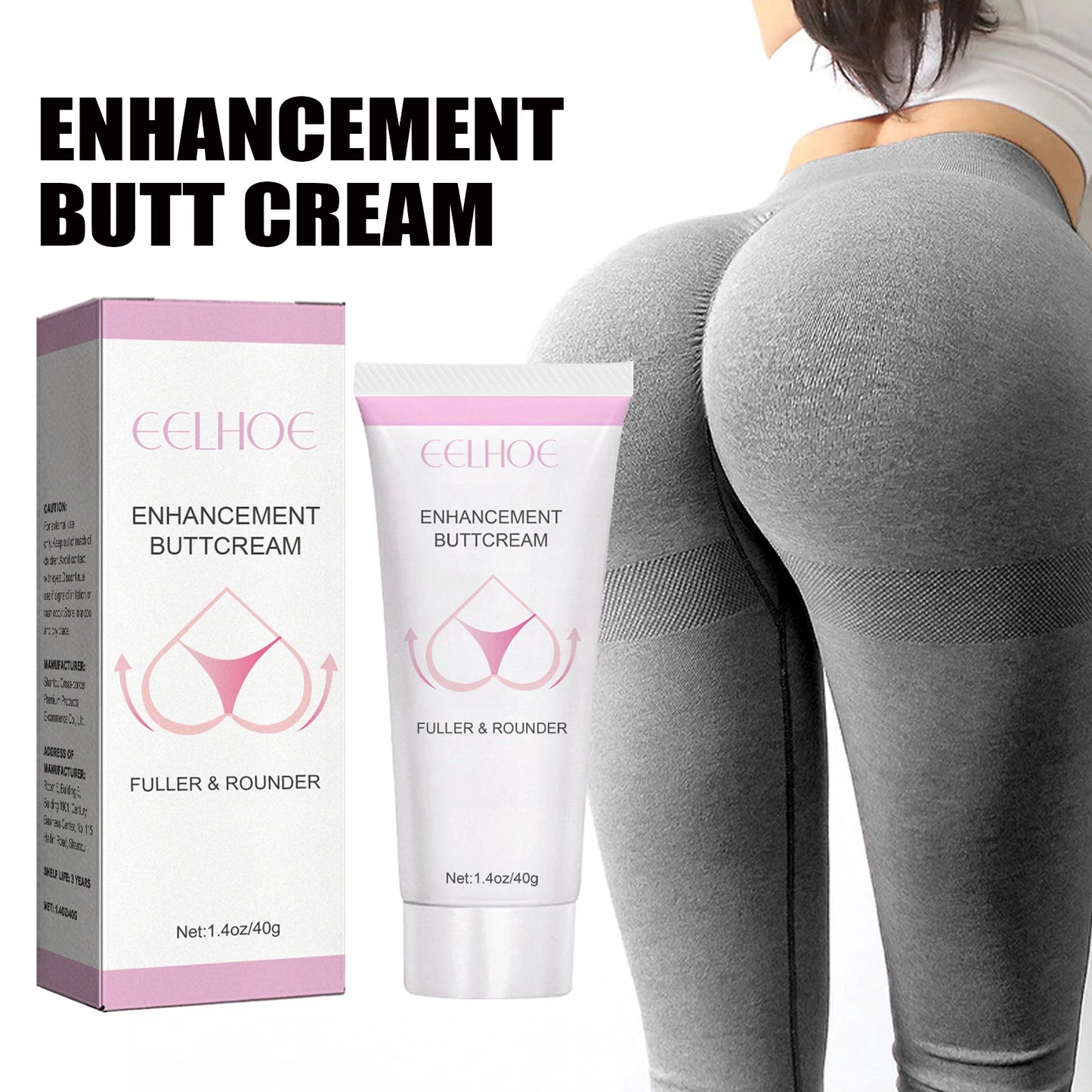 EELHOE BUTT VOLUMIZING CREAM LiftING, Firming And Volumizing Fake Crotch Width Lift Peach Butt Lift Cream