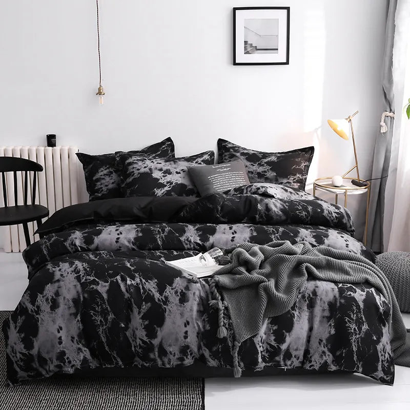 MODERN PRINTED BEDDING SET  3-Piece Premium Polyester Bedding Collection