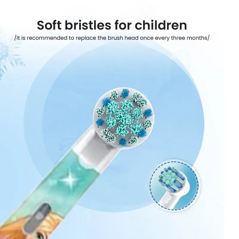 ORAL B CHILDREN ELECTRIC TOOTHBRUSH  DB5510K Rotary Teeth Brush with Soft Bristles & Timer