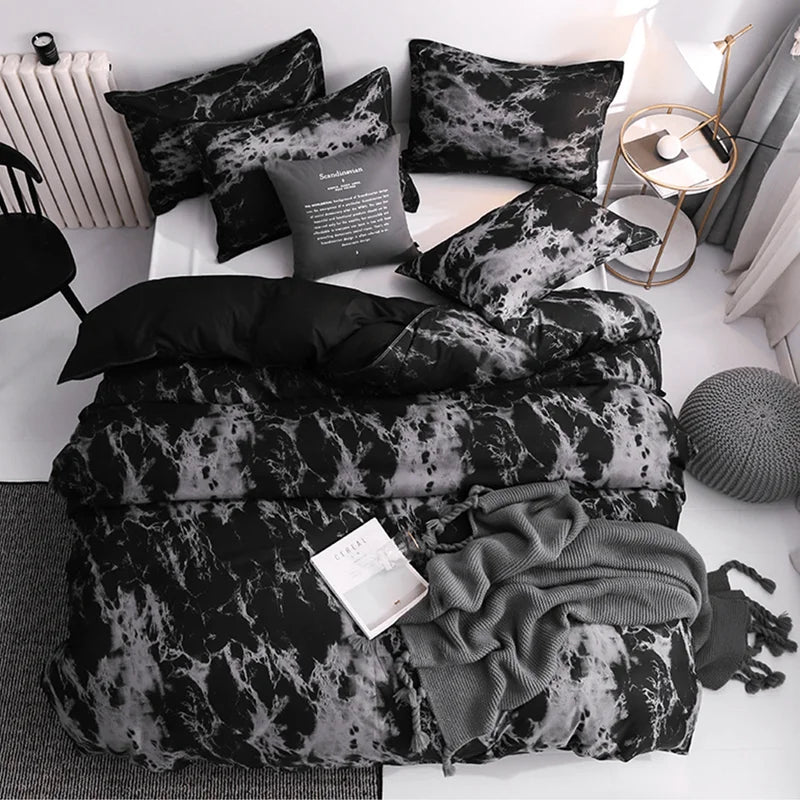 MODERN PRINTED BEDDING SET  3-Piece Premium Polyester Bedding Collection