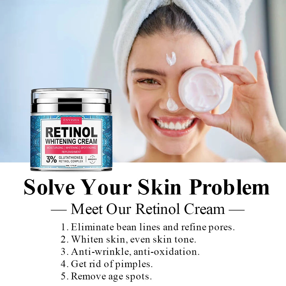 FACE CREAM  Retinol Anti-Wrinkle & Moisturizing Night Cream