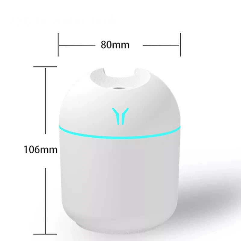 250ml MINI USB AROMA OIL DIFFUSER - Electric Essential Oil Atomizer & Air Humidifier