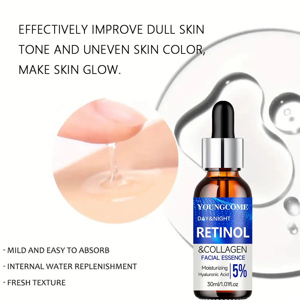 RETINOL CREAM & SERUM COMBO SET  Advanced Anti-Aging Skincare System