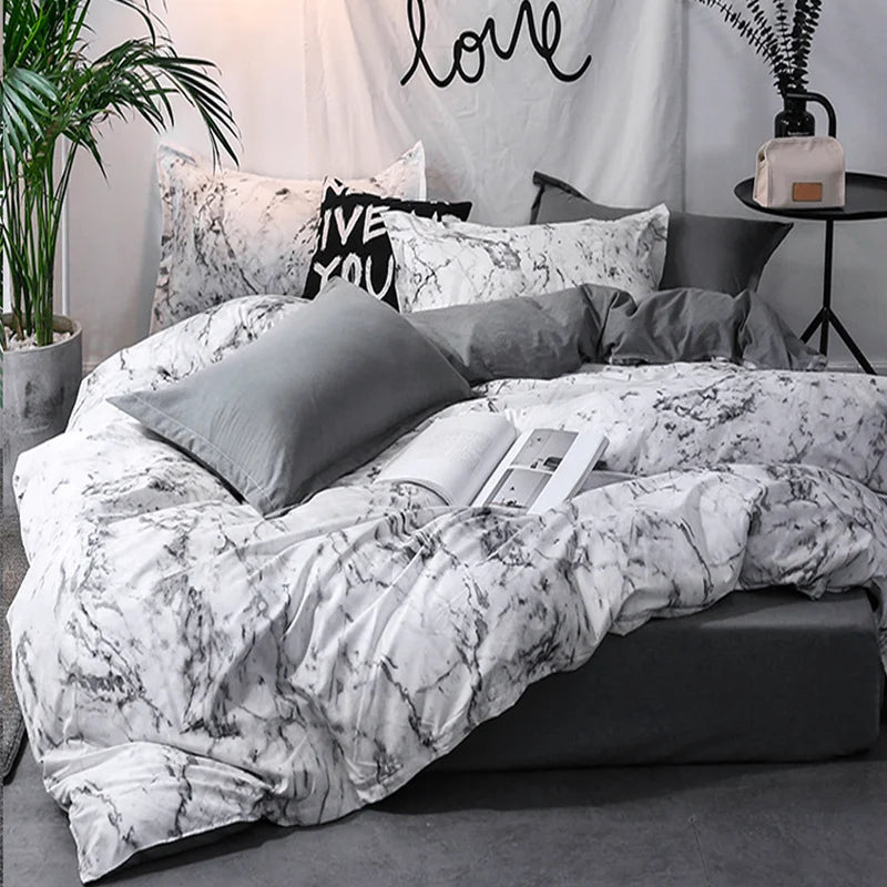 MODERN PRINTED BEDDING SET  3-Piece Premium Polyester Bedding Collection