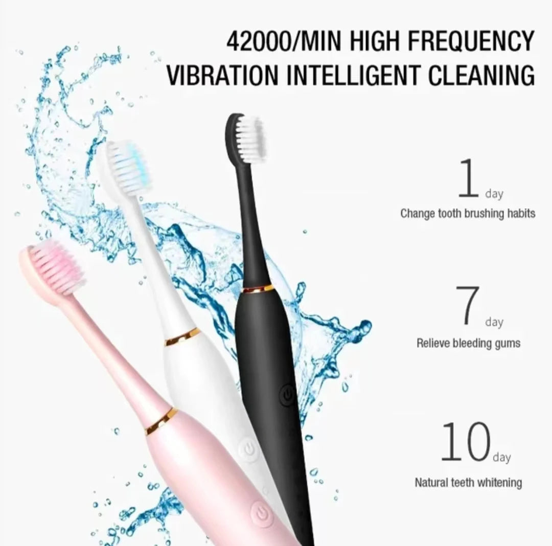 SMART ELECTRIC TOOTHBRUSH  Professional Acoustic Wave Cleaning System