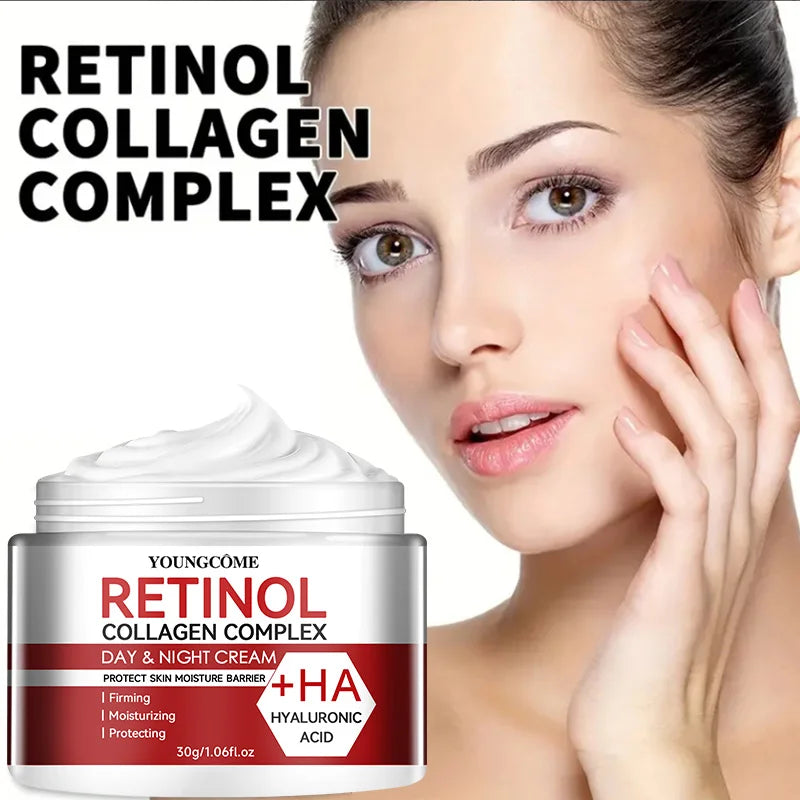 RETINOL COLLAGEN FICIAL CARE Moisturizing Cream deeply nourishes  Suitable for dry and rough skin, Aging Face Cream Moisturizing