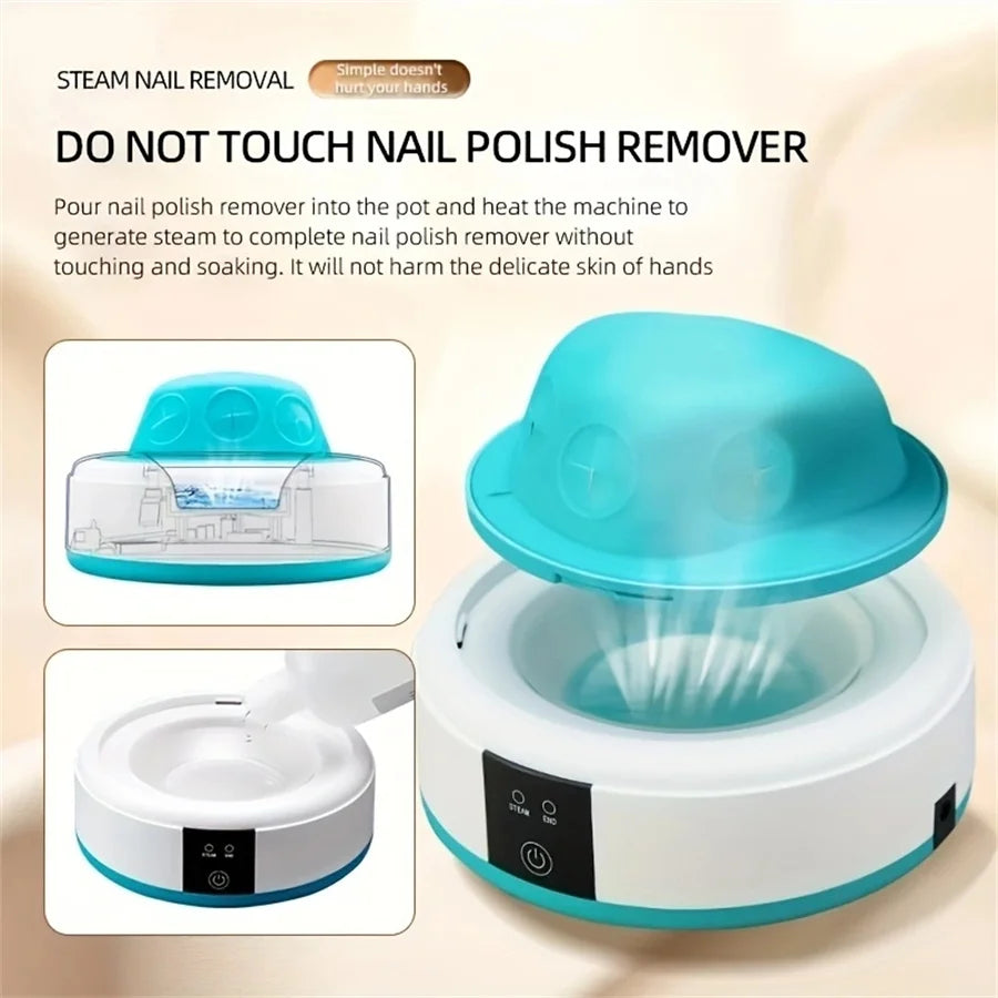 NAIL POLISH REMOVER MACHINE  Electric Steam Nail Removal Tool for Manicure