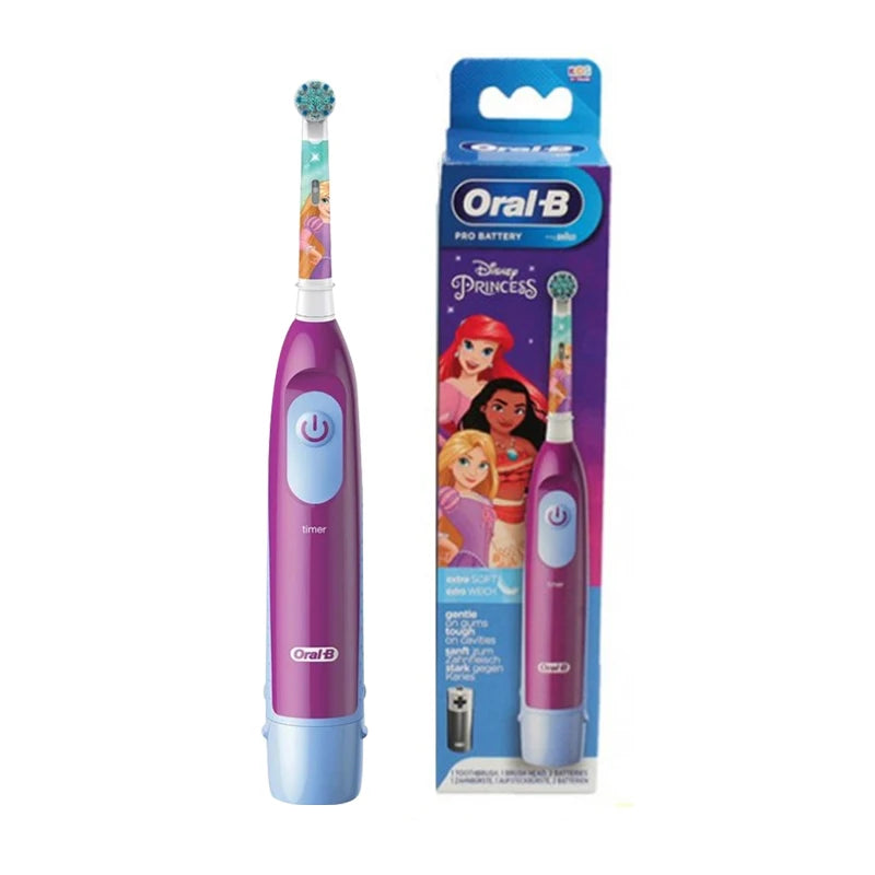 ORAL B CHILDREN ELECTRIC TOOTHBRUSH  DB5510K Rotary Teeth Brush with Soft Bristles & Timer