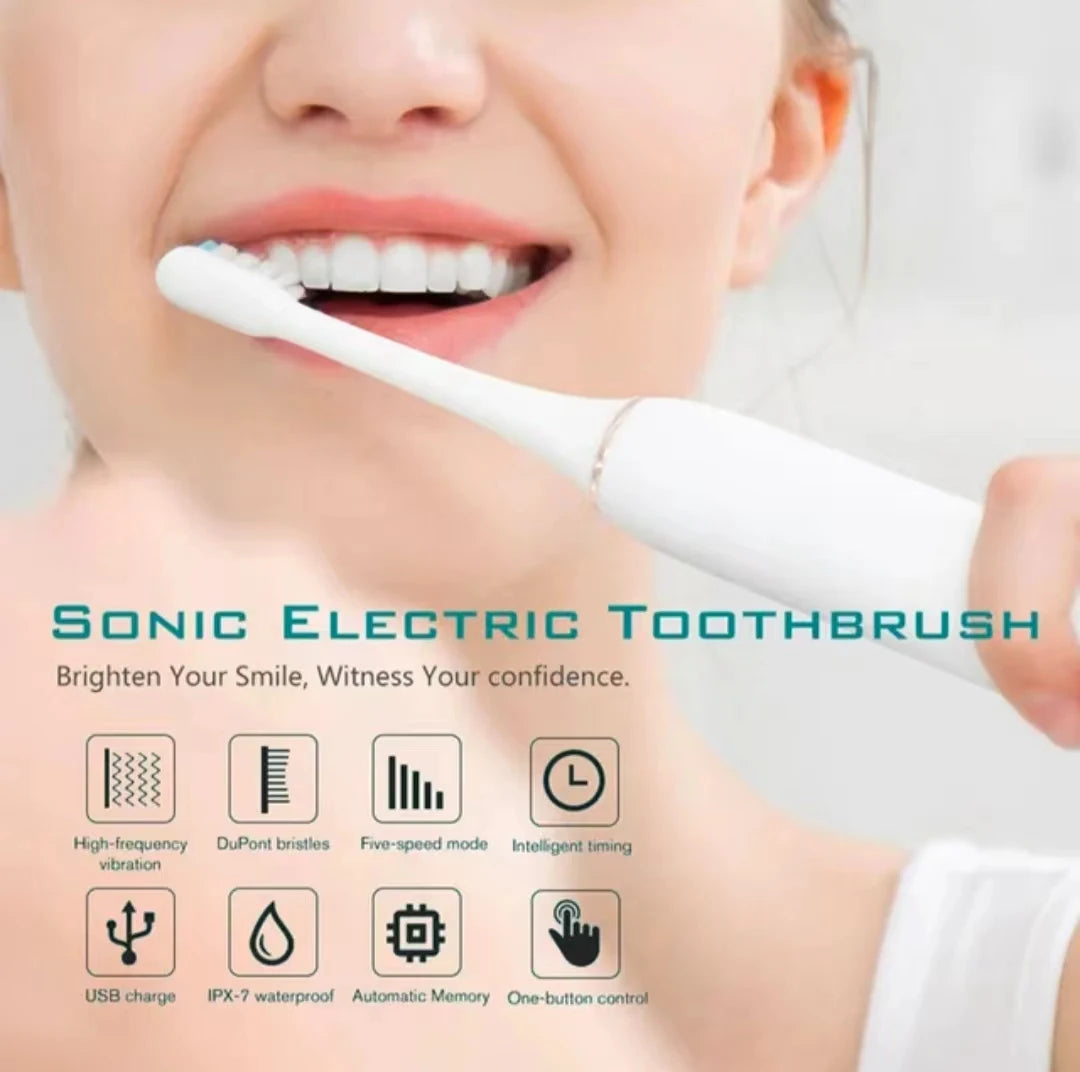 SMART ELECTRIC TOOTHBRUSH  Professional Acoustic Wave Cleaning System