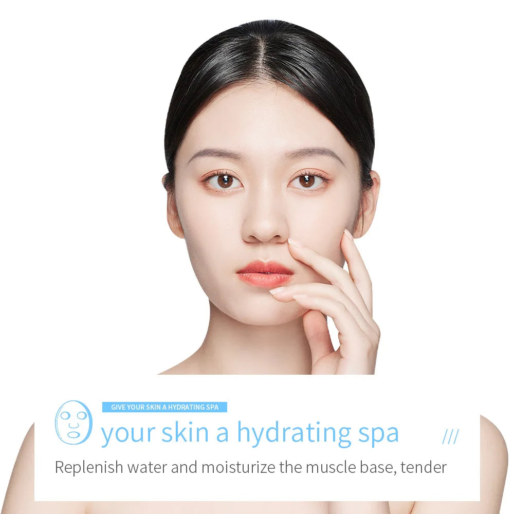 20PCS CENTELLA COLLAGEN FACE MASK VC Moisturizing Refreshing Sheet Masks Hyaluronic Acid  Facial Mask Skin Care Products