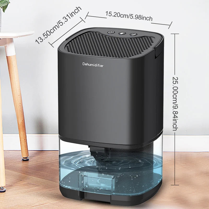 COMPACT PORTABLE DEHUMIDIFIER  Efficient Moisture Control for Small Spaces