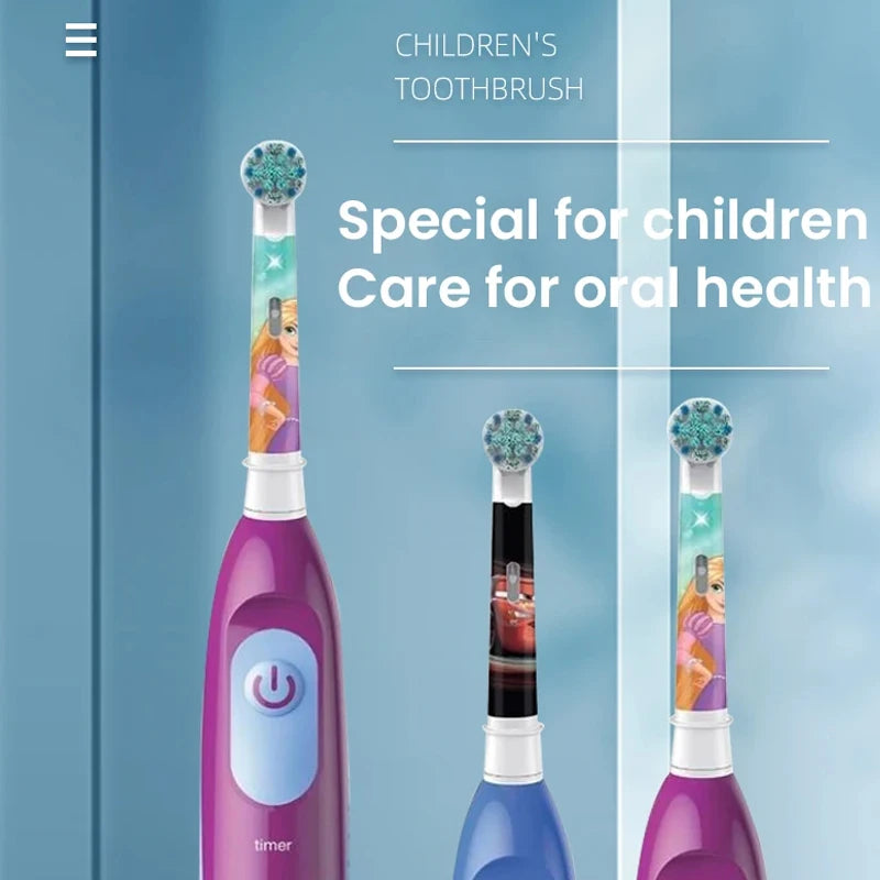 ORAL B CHILDREN ELECTRIC TOOTHBRUSH  DB5510K Rotary Teeth Brush with Soft Bristles & Timer