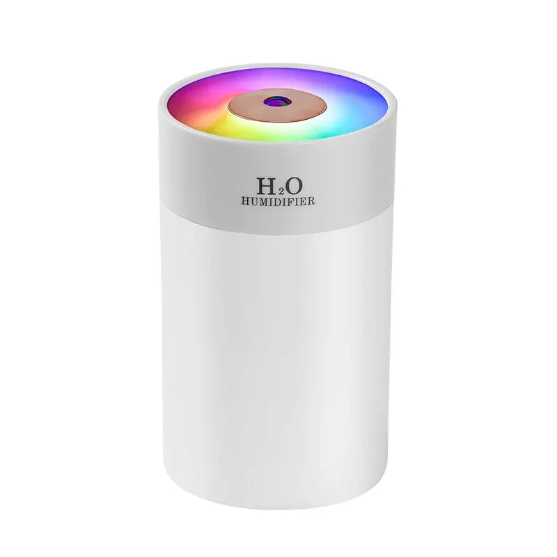 USB HUMIDIFIER WITH NIGHT LIGHT  Portable Luminous Mist Humidifier