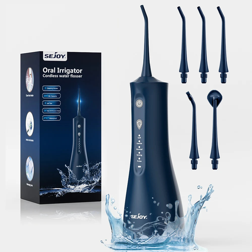 PORTABLE WATER FLOSSER  Advanced Dental Care for Healthy Teeth & Gums