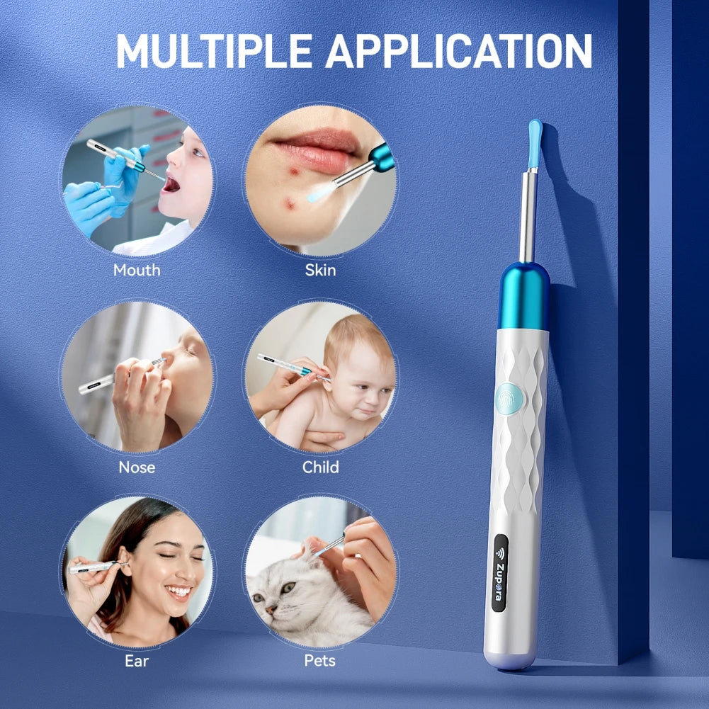 EAR OTOSCOPE WITH CAMERA  Advanced Earwax Removal Tool for Family Health