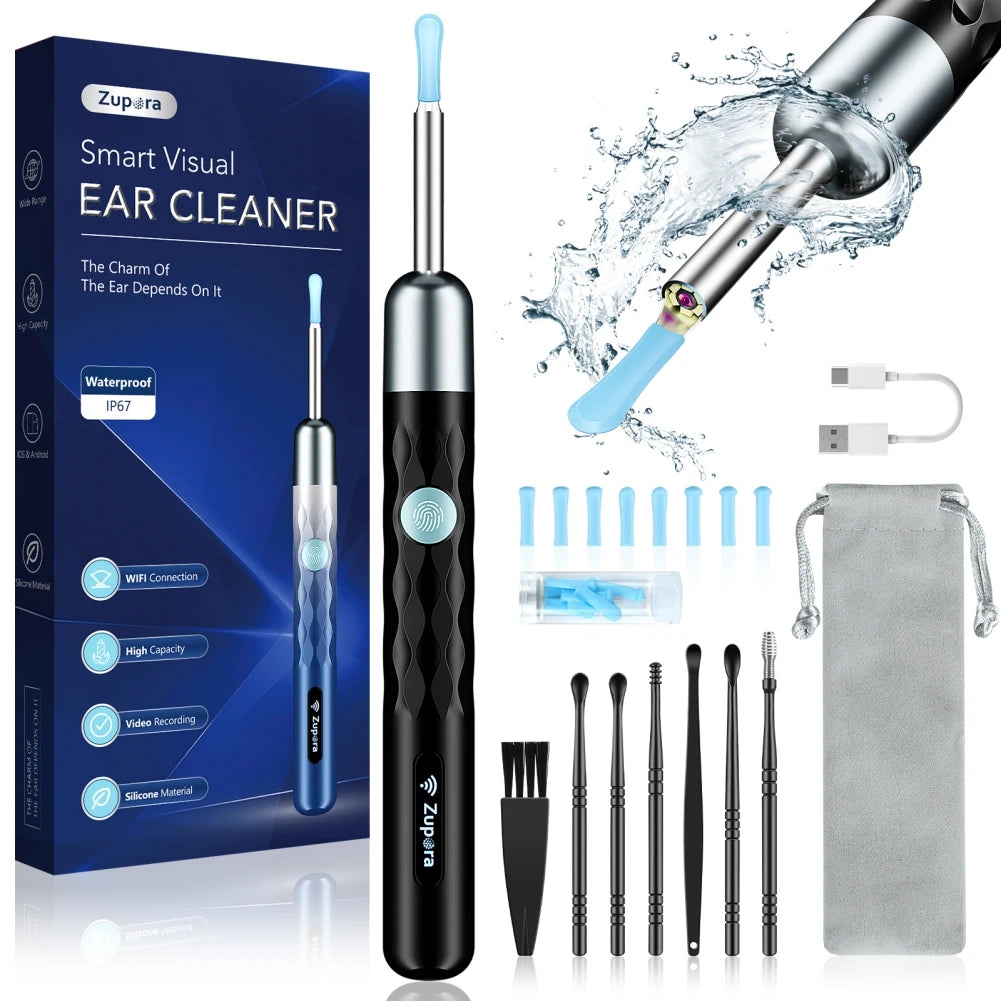 EAR OTOSCOPE WITH CAMERA  Advanced Earwax Removal Tool for Family Health