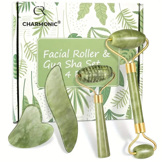 GUASHA MASSAGE SCRAPER & FACIAL MASSAGER  Natural Anti-Aging Beauty Tool