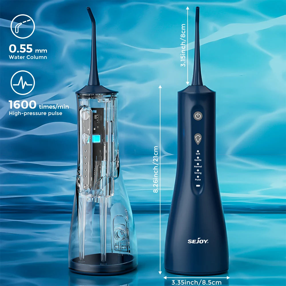 PORTABLE WATER FLOSSER  Advanced Dental Care for Healthy Teeth & Gums