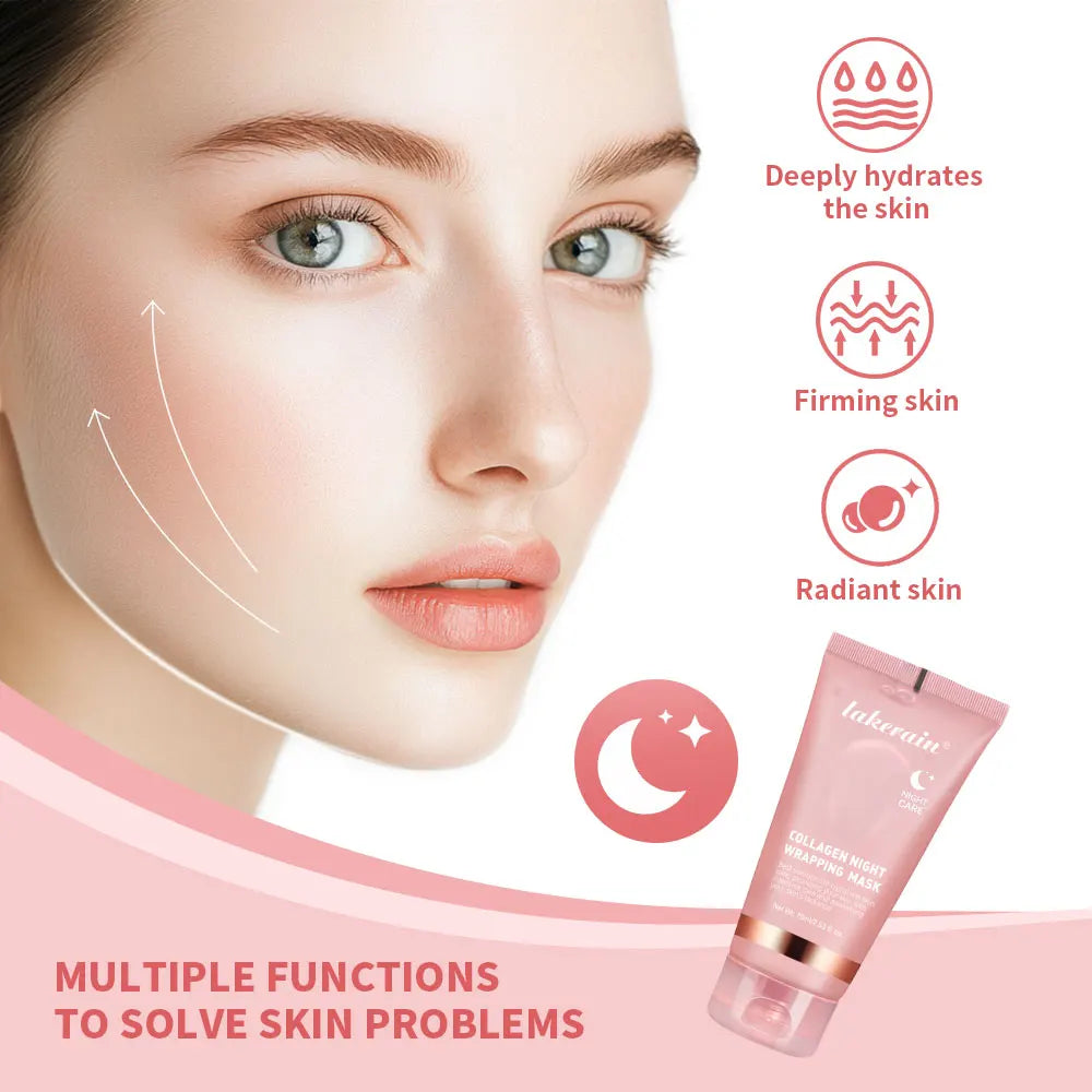 COLLAGEN NIGHT WRAPPING MASK  Deep Hydration & Skin Elasticity Boost