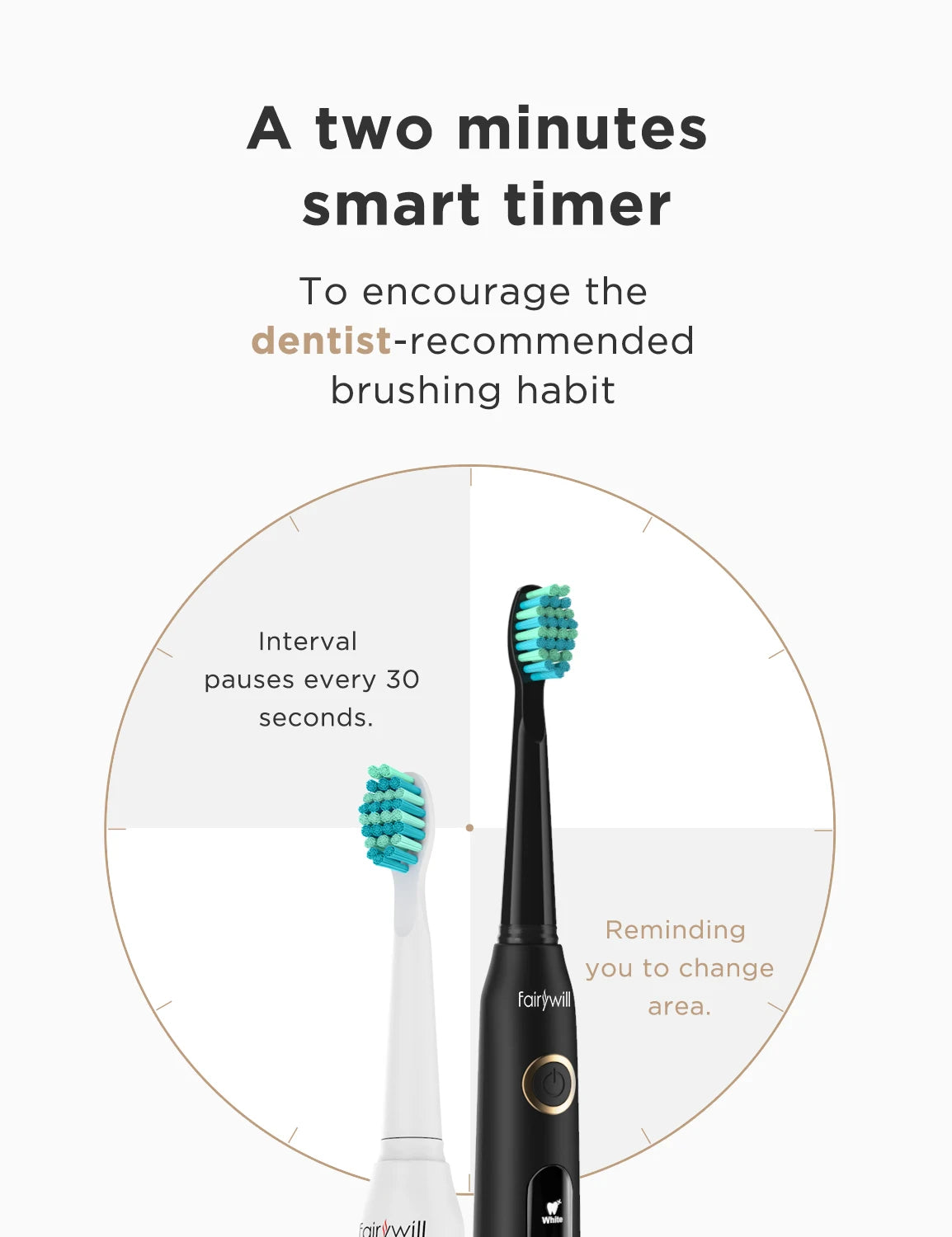 SONIC ELECTRIC TOOTHBRUSH FW-D7 set USB Charge Toothbrushes case for Adult with tooth brush Heads 5 Mode Smart Time