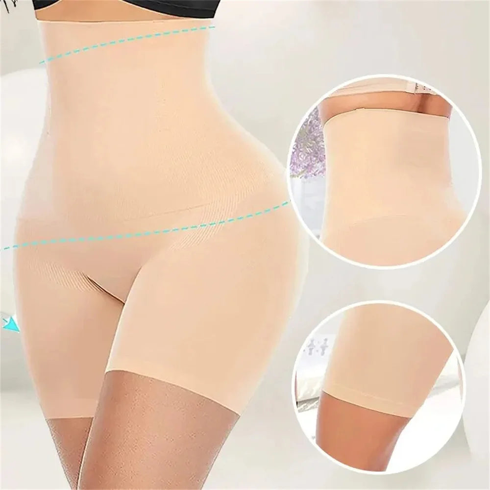 HIGH-WAIST SHAPEWEAR SHORTS  Seamless Body Shaping & Tummy Control