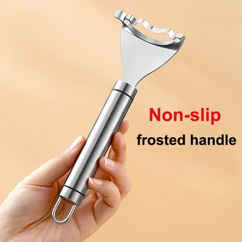 STAINLESS STEEL CORN PEELER Serrated Corn Stripper Peelers Cob Shaver Planer Thresher Cutter Kitchen Fruit Vegetable Gadget Tool