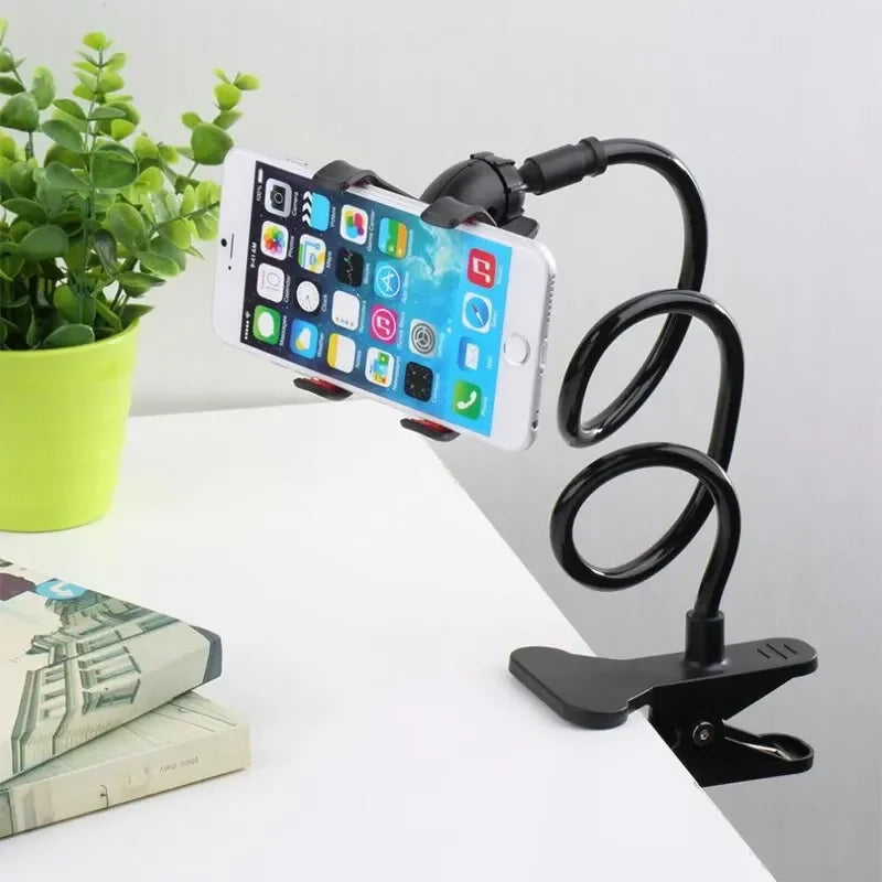 360 CLIP MOBILE PHONE HOLDER Stand Portable Flexible Lazy Bed Desktop Bracket Smartphones Desk Bed Mount Stand Base Support 70cm