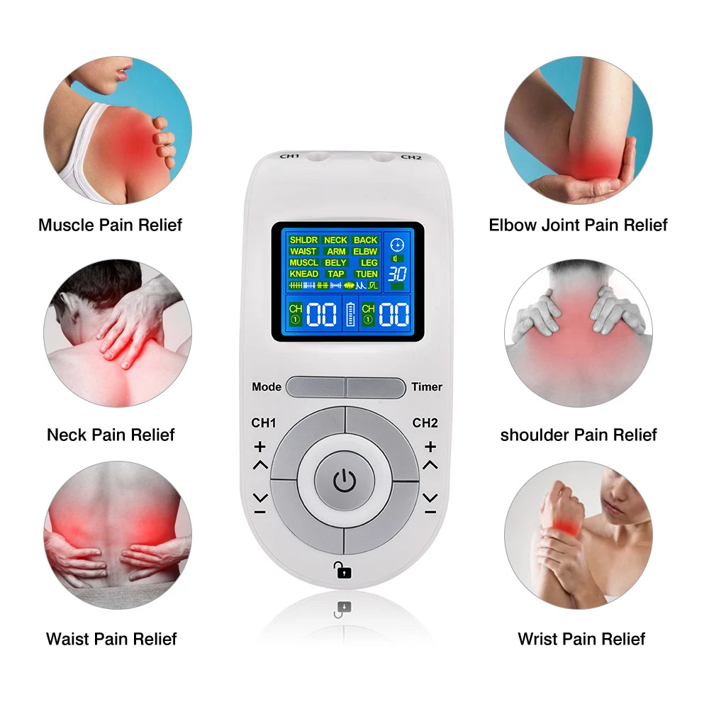 ELECTRIC TENS MUSCLE STIMULATOR  Digital Therapy Herald Massage Tool with EMS & Acupuncture