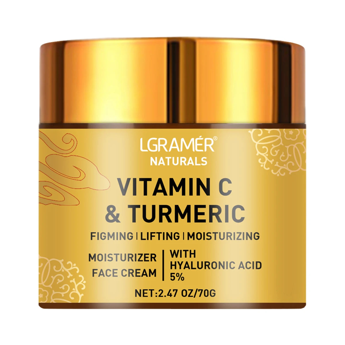 TURMERIC VITAMIN C FACE CREAM  Advanced Anti-Aging & Skin Brightening Formula