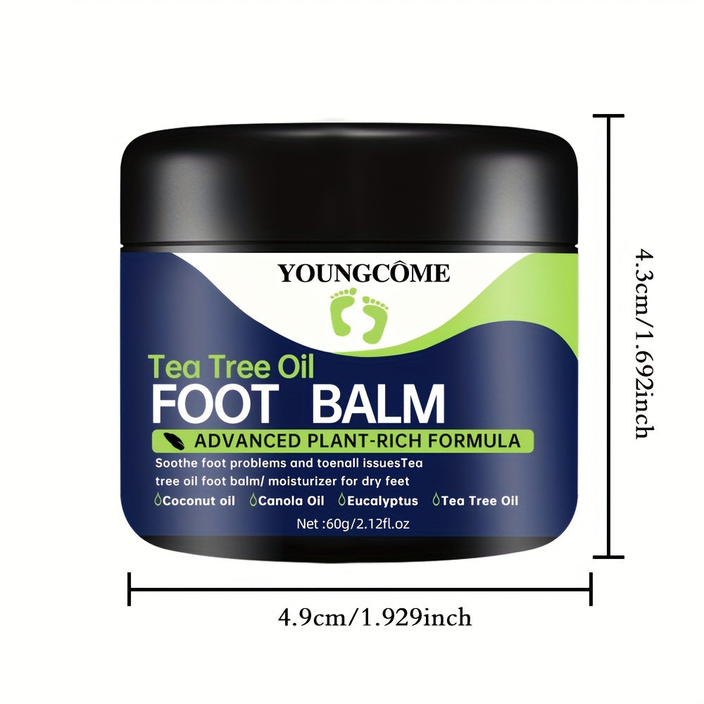 TEA TREE OIL FOOT BALM  Natural Hydrating & Nourishing Foot Care