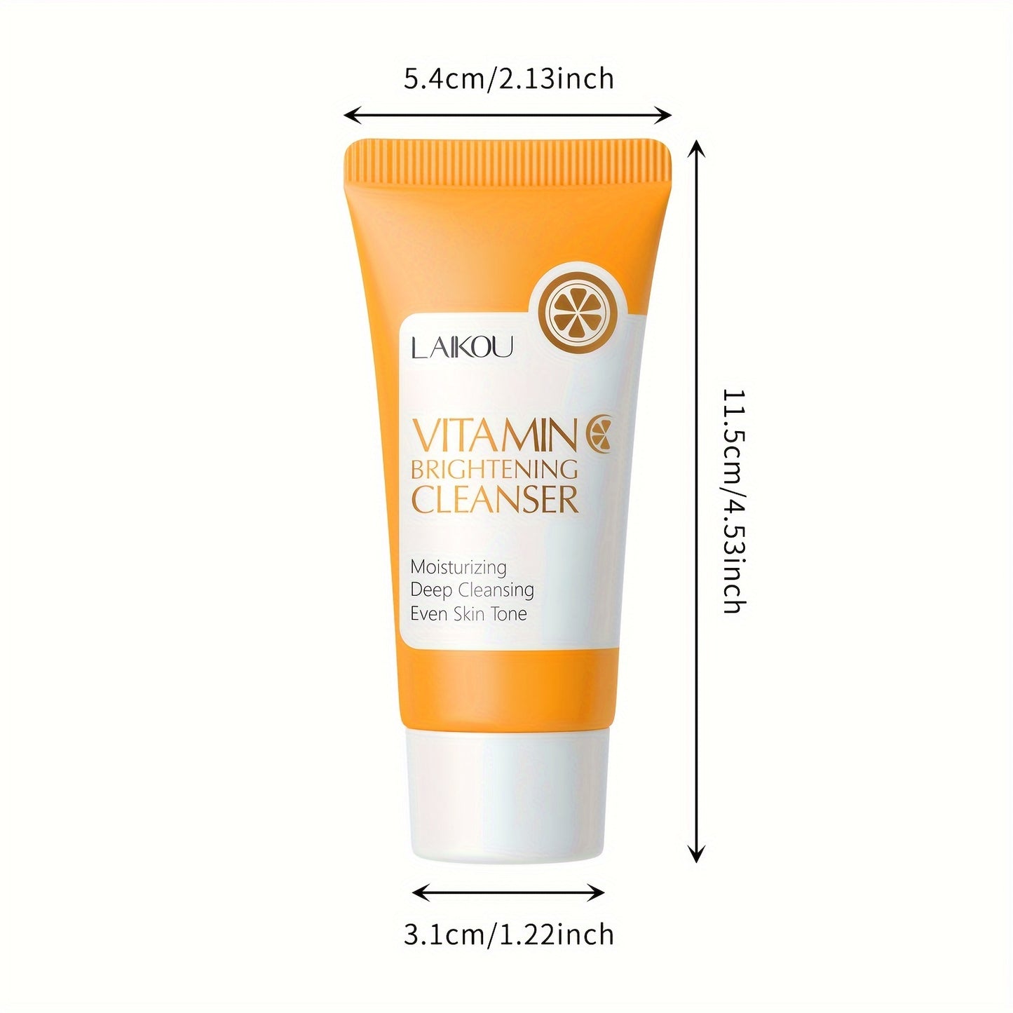 50g VITAMIN C CLEANSER Facial Wash Cleanser, Gentle Cleansing Pores Cleanser, Brightening Oil Control Cleanser